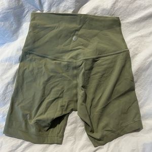 Rosemary Green Lululemon Align Shorts Size 4